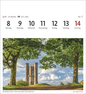 England Sehnsuchtskalender 2026