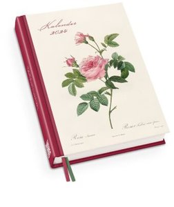 Redoutés Rosen Taschenkalender 2024 - Terminplaner mit Wochenkalendarium - Format 11,3 x 16,3 cm