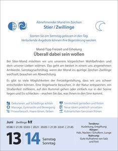 Leben mit dem Mond Tagesabreißkalender 2026