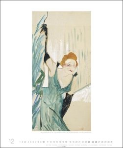 Henri de Toulouse-Lautrec Edition Kalender 2023. Hochwertiger Wandkalender mit den beliebtesten Bildern der Jahrhundertwende. Großer Kunst-Kalender 2023