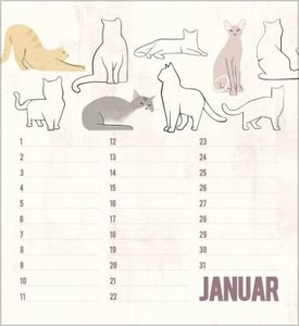 Geburtstagskalender Cats