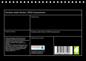 Korsikas wilder Norden. GR20 Impressionen (Tischkalender 2023 DIN A5 quer)