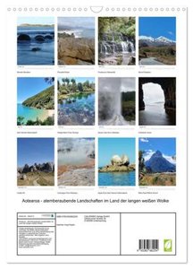 Aotearoa - atemberaubende Landschaften im Land der langen weißen Wolke (Wandkalender 2024 DIN A3 hoch), CALVENDO Monatskalender