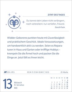 Widder Sternzeichenkalender 2026