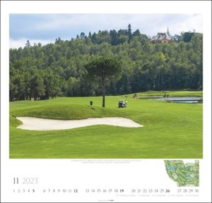 Golf Kalender 2023. Die schönsten Golfplätze in einem Wandkalender 2023 Großformat. Imposante Aufnahmen in einem hochwertigen Fotokalender, ein tolles Geschenk für Golfer.