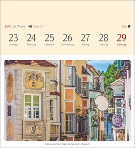 Das Glück liegt in Italien Postkartenkalender 2025 - Wochenkalender mit 53 Postkarten, 53 besondere Orte entdecken