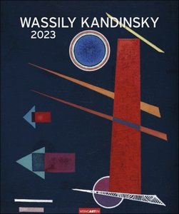 Wassily Kandinsky Edition Kalender 2023. Kunstvoller Wandkalender mit abstrakten Kunstwerken im Bauhaus-Stil. Großer Kunst-Kalender 2023 XXL. 46x55 cm.