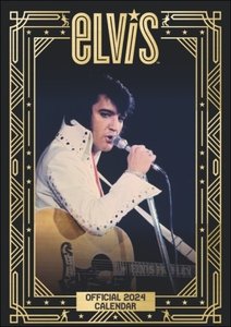 Elvis Posterkalender 2024. Der Foto Wandkalender mit den besten Bildern der Rock 'n' Roll Ikone Elvis Presley. 29,7 x 42 cm.