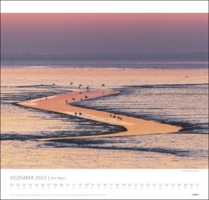 Am Meer - Sand, Wind und Wellen Kalender 2023. Kalender Großformat mit Fotos von Wogen und Sandstränden. Ein Fotokalender, der Lust auf den nächsten Urlaub macht.