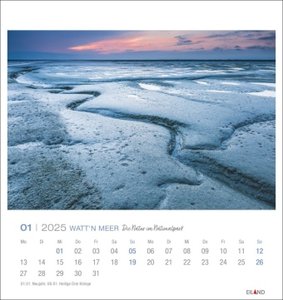 Watt'n Meer Postkartenkalender 2025