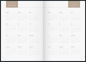 Wochenkalender, Buchkalender, 2024, Icecoffee, Textil-Einband