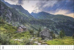 Almhütten Edition 2024. Gemütliche Hütten vor atemberaubendem Bergpanorama: Ein Fotokalender für Wanderer und Hüttensitzer! Tolle Landschaftsaufnahmen in einem großen Wand-Kalender.