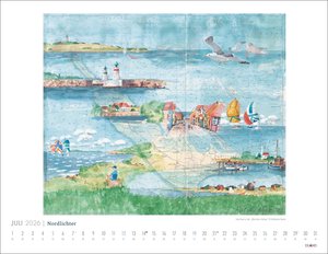 Nordlichter - See(h)karten Kalender 2026