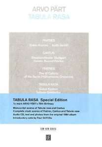 Tabula Rasa, 1 Audio-CD (Deluxe Edition mit Partituren)