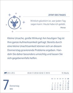 Steinbock Sternzeichenkalender 2026