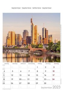 Hessen 2023 - Bild-Kalender 23,7x34 cm - Regional-Kalender - Wandkalender - mit Platz für Notizen - Alpha Edition