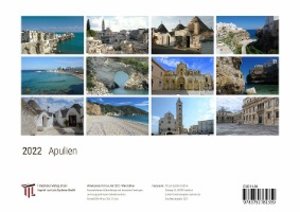 Apulien 2022 - White Edition - Timokrates Kalender, Wandkalender, Bildkalender - DIN A4 (ca. 30 x 21 cm)
