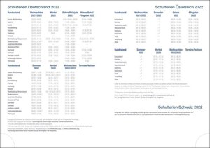 Tages-Cheftimer A5, schwarz Kalender 2022