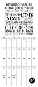 Funi Smart Art Notizkalender 2025 – Planer – Funny Quotes, Sprüche – Format 22 x 49,5 cm