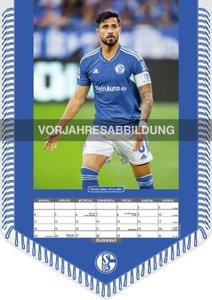 FC Schalke 04 2024 - Bannerkalender - Fan-Kalender - Fußball-Kalender - Wand-Kalender - 29,7x42 - Sport