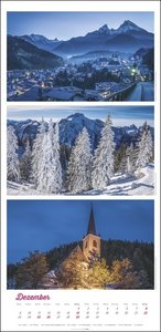 In den Bergen Kalender 2024. Die Welt der Berge in einem Kalender. Harmonisch zusammengestellte Triplets von Alpenfotos in einem Kalender im Hochformat.