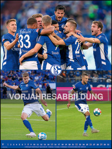FC Schalke 04 2023 - Poster-Kalender-XL - Fußball-Kalender - Fan-Kalender - 48x64 - Sport