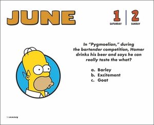 The Simpsons Tagesabreißkalender