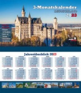 3-Monatskalender Deutschland 2023
