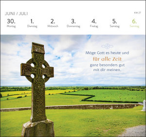 Postkartenkalender 2025: Irische Segenswünsche