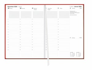 Terminer A6, geprägt rot 2026