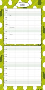 Familienplaner Deluxe 2023 - Broschürenkalender 30x30 cm (30x60 geöffnet) - Kalender mit Platz für Notizen - 5 Spalten - Bildkalender - Wandkalender