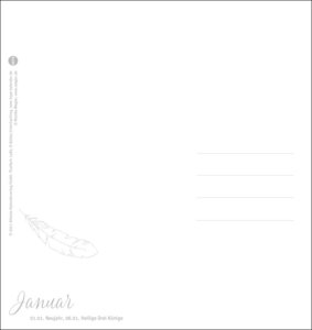 Freche Wellensittiche Postkartenkalender 2022