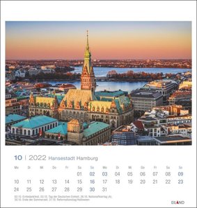 Hansestadt Hamburg Postkartenkalender  - 2022