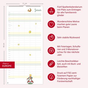 Der Kleine Prinz Familienplaner 2026