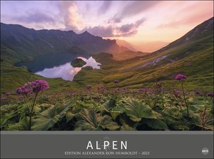 Alpen Kalender 2023: Alexander von Humboldt-Reihe. Hochwertiger Foto-Wandkalender mit atemberaubenden Landschafts-Fotos. Foto-Kalender XXL. Querformat.