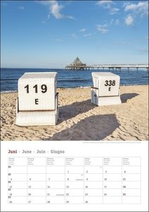 Deutschlands Küsten Kalender 2023. Fotokalender deutscher Strände mit Platz für Notizen. Terminplaner und Blickfang. Naturkalender mit hochwertigen Fotos.