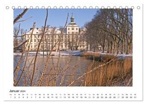Schleswig und die Schlei - von Schloss Gottorf bis Schleimünde (Tischkalender 2024 DIN A5 quer), CALVENDO Monatskalender