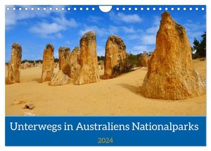 Unterwegs in Australiens Nationalparks (Wandkalender 2024 DIN A4 quer), CALVENDO Monatskalender