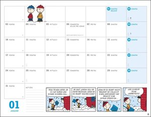 Peanuts Monatsplaner Kalender 2022