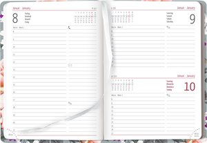 Mini-Buchkalender Style Roses 2024 - Taschen-Kalender A6 - Rose - Day By Day - 352 Seiten - Notiz-Buch - Alpha Edition