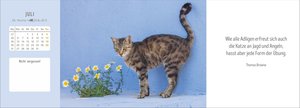 Katzen Premium-Tischplaner 2026 - Der literarische Wochenkalender mit Zitaten