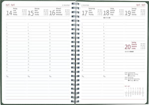 Wochenplaner Nature Line Pine 2025 - Taschen-Kalender A5 - 1 Woche 2 Seiten - Ringbindung - 128 Seiten - Umwelt-Kalender - mit Hardcover - Alpha Edition