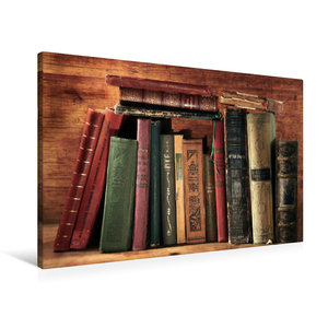 Premium Textil-Leinwand 90 cm x 60 cm quer Ein Motiv aus dem Kalender Aus Liebe zu alten Büchern