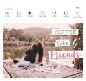 Postkartenkalender Beste Freundinnen 2022 - Wochenkalender mit abtrennbaren Postkarten