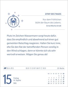 Krebs Sternzeichenkalender 2026