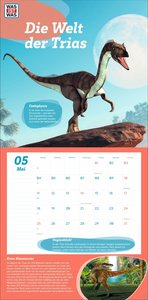 WAS IST WAS Dinosaurier Broschurkalender 2026