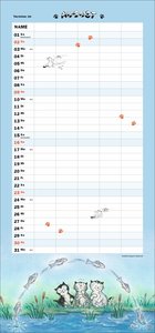 Jacob Familienplaner für Katzenliebhaber 2026