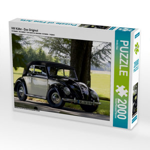 CALVENDO Puzzle VW Käfer - Das Original 2000 Teile Lege-Größe 90 x 67 cm Foto-Puzzle Bild von Bau Stefan