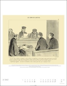 Honoré Daumier Die Juristen Kalender 2022