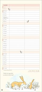 Weißt du eigentlich, wie lieb ich dich hab? Planer für zwei Kalender 2022
